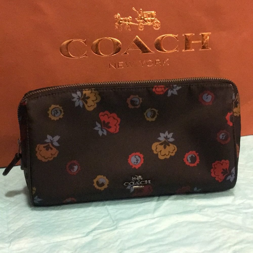 Coach makeup bag